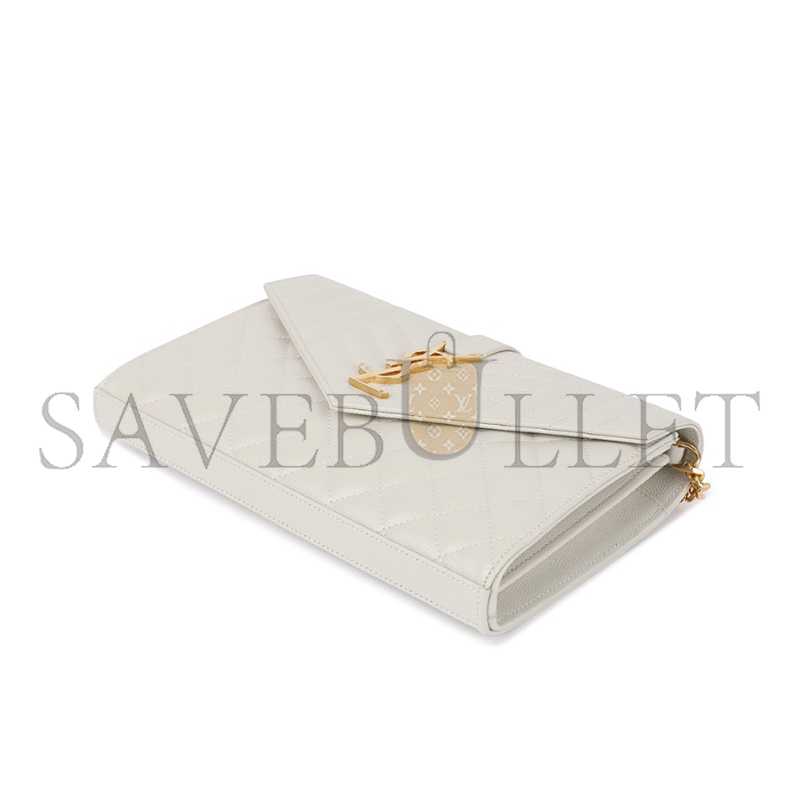 Y51 envelope in quilted grain de poudre embossed leather 620280bow919207 (22.5*14*4cm)